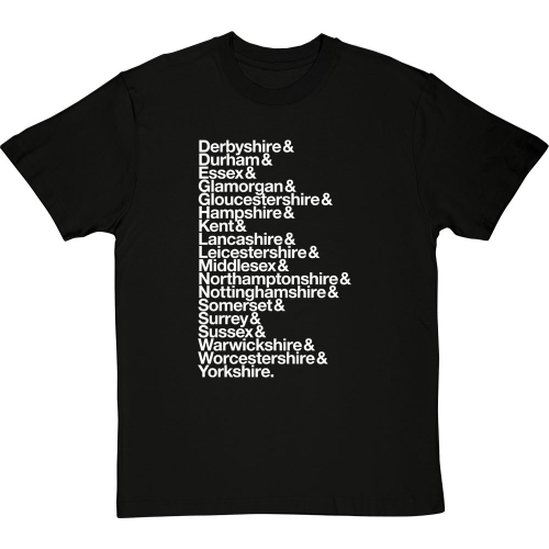 Counties& T-Shirt - Black