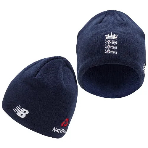England Cricket Beanie Hat - Navy